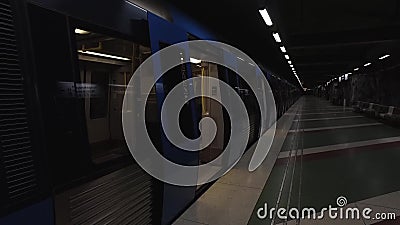 O trem na estação de metro vídeos de arquivo O trem na estação de metro vídeos de arquivo