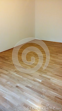 Oak parquet floor Stock Photo