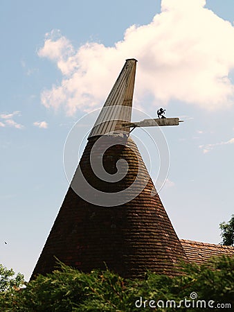 Oast House Stock Photo