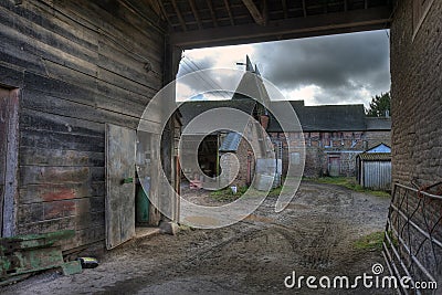 Oast House, Herefordshire Stock Photo