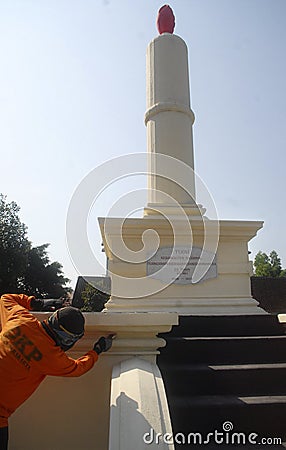 THE OATH OF INDONESIAN NATIONALISM Editorial Stock Photo