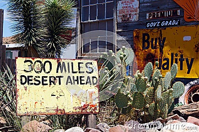 OATMAN ARIZONA, USA - AUGUST 7. 2009: Editorial Stock Photo