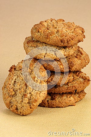 Oatmeal cookies Stock Photo