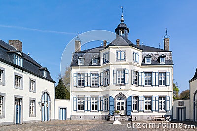 Obbicht Castle in Sittard-Geleen, Limburg, Netherlands Editorial Stock Photo