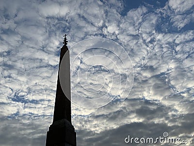 The obelisc of Rome Stock Photo