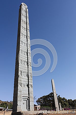 Obelisk of Aksum Stock Photo