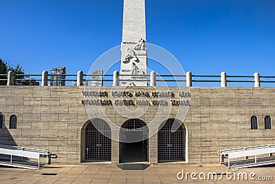 Obelisk in Ibirapuera Editorial Stock Photo