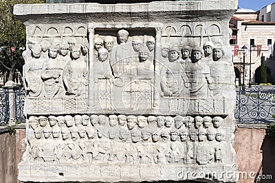 Obelisk of Theodosius in city of Istanbul, Turkey Stock Photo