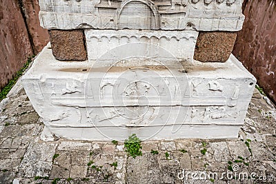 Obelisk of Theodosius or Egyptian Obelisk in Istanbul Editorial Stock Photo