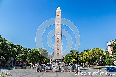 Obelisk of Theodosius in Istanbul Stock Photo