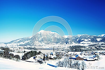 Oberallgau Winter Stock Photo