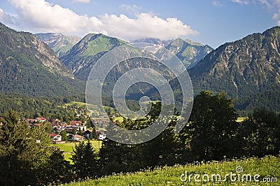 Oberstdorf Stock Photo