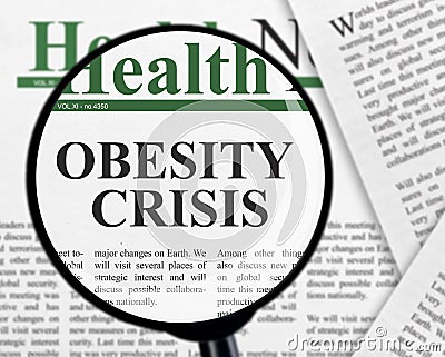 Obesity crisis Stock Photo