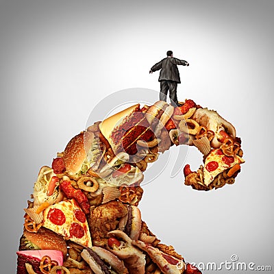 Obesity Health Risk Stock Photo