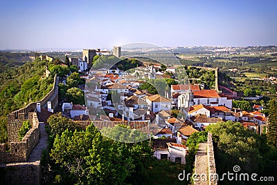 Obidos village Stock Photo