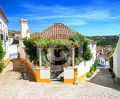 Obidos village Portugal Stock Photo