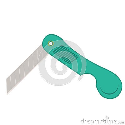 Object folding knife for paper, paper cutter Stock Photo