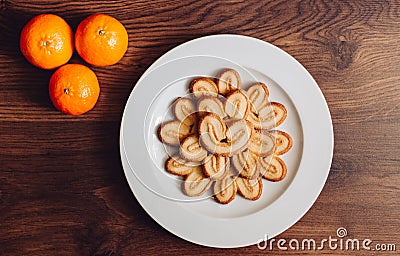 Objects photo apple biscuit details wood Stock Photo