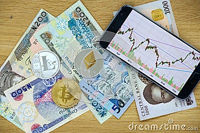 Objects on the table, top view. Editorial Stock Photo