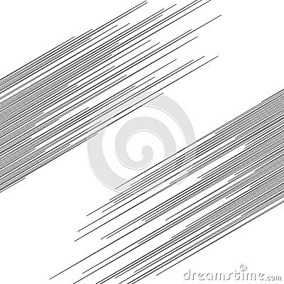Oblique, diagonal dynamic lines pattern. Straight parallel skew stripes illustration. Slope, asymmetric lineal, linear element Vector Illustration