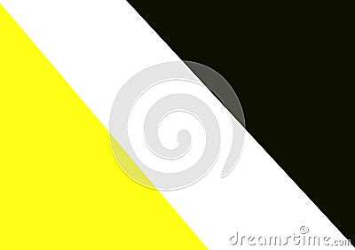 Oblique line colors yellow and white with black background Stock Photo