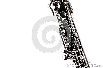 Oboe closeup instruments Stock Photo