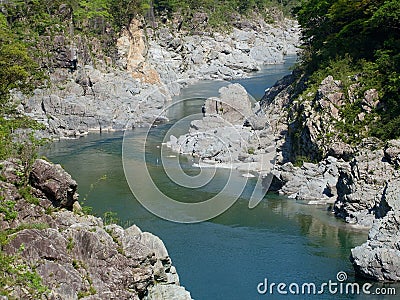 Oboke Gorge Stock Photo