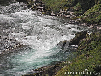 Oboke Gorge in Tokushima, Japan Stock Photo