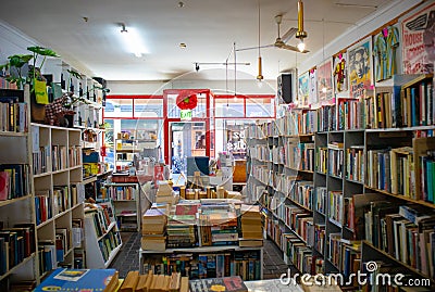 Blank Books on a quiet afternoon. Editorial Stock Photo