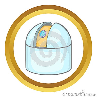 Observatory vector icon Vector Illustration