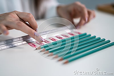 Obsessed Compulsive Perfectionist With OCD Disorder Stock Photo