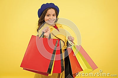 Obsessed with shopping. Mid season sale. Shop with discount card. Get discount shopping on birthday or holiday Stock Photo