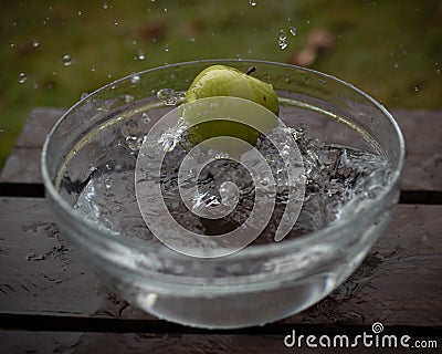 Obst und Wasser Stock Photo