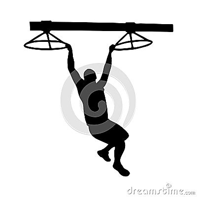 Obstacle race Vector Illustration