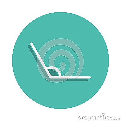 obtuse angle icon. Elements of geometric figure in badge style icons. Simple icon for websites, web design, mobile app, info graph Vector Illustration