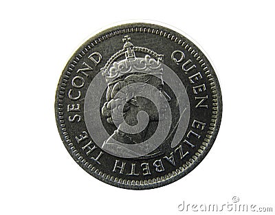 Obverse of Belize coin 5 cents 2009. Editorial Stock Photo