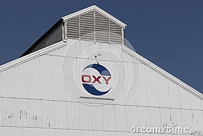 Occidental Chemical Corporation plant. Occidental Chemical manufactures chemicals including Sodium Silicate Editorial Stock Photo