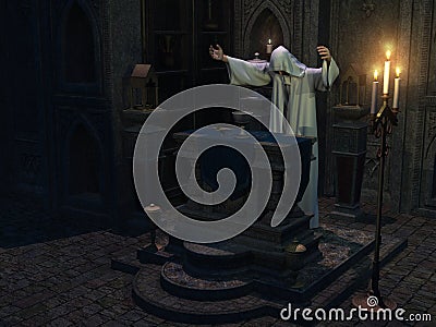 Occult ceremony Stock Photo