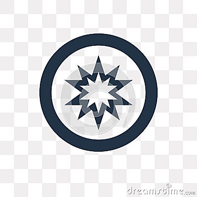 Occultism vector icon isolated on transparent background, Occult Vector Illustration