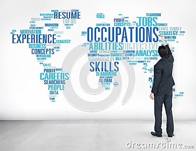 Occupation Job Careers Expertise Human Resources Concept Stock Photo