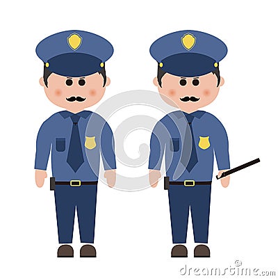 Occupation, police Stock Photo