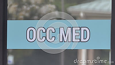 OCC Medical Occupational Medicine Stock Photo