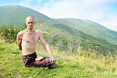 Occupied yogi Stock Photo