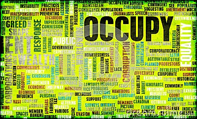 Occupy Movement Stock Photo