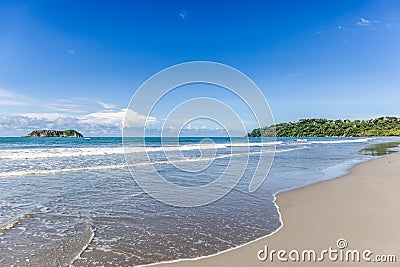 Ocean and Beach Manuel Antonio Stock Photo