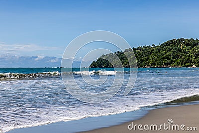Ocean and Beach Manuel Antonio Stock Photo