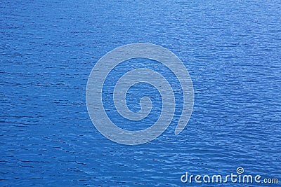 Ocean: Blue water background - empty natural surface. Stock Photo