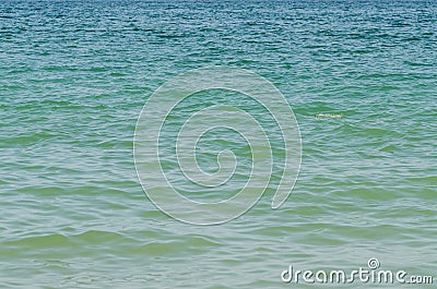 Ocean Calm Waves Background Stock Photo