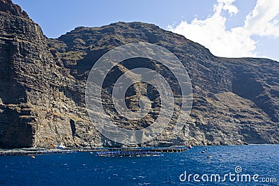 Ocean cliffs Stock Photo