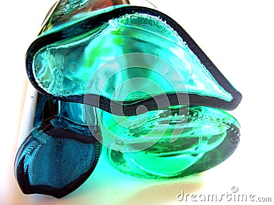 Ocean colors crystals Stock Photo